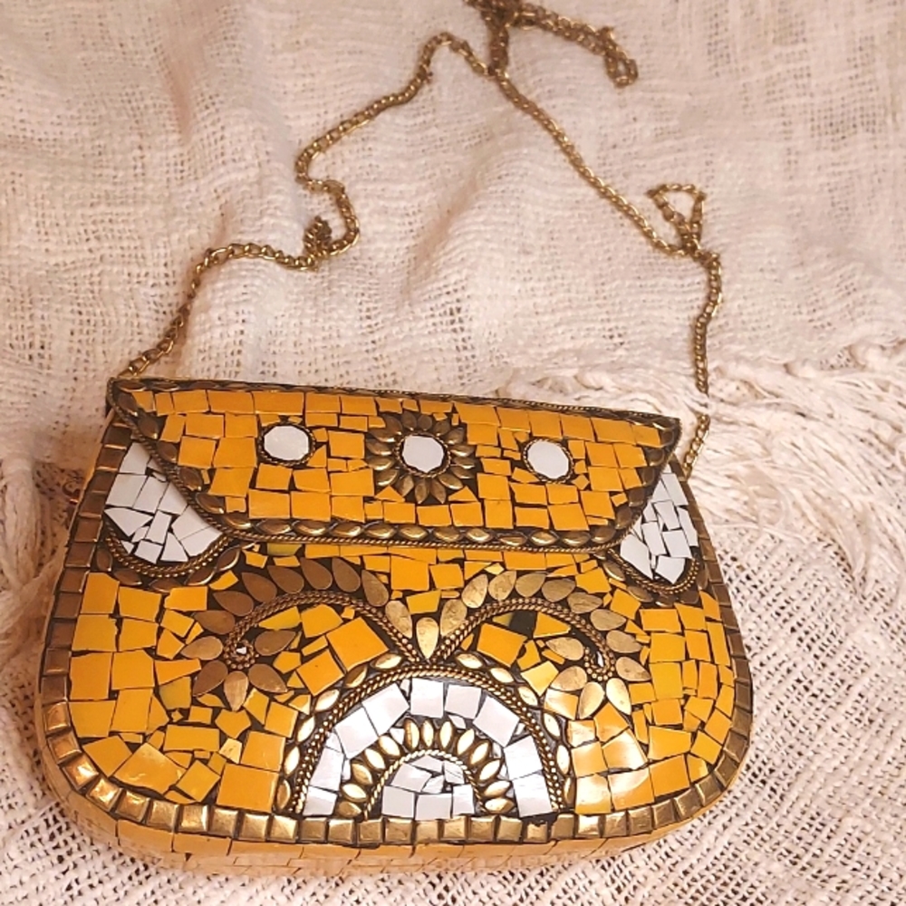 ANTIK KRAFT Hard Elements Clutch/Crossbody